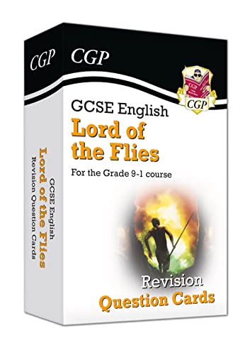 GCSE English - Lord of the Flies Revision Question Cards (CGP GCSE English Literature Cards)